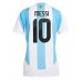 Argentina Lionel Messi #10 Hjemmedrakt Dame Copa America 2024 Kortermet